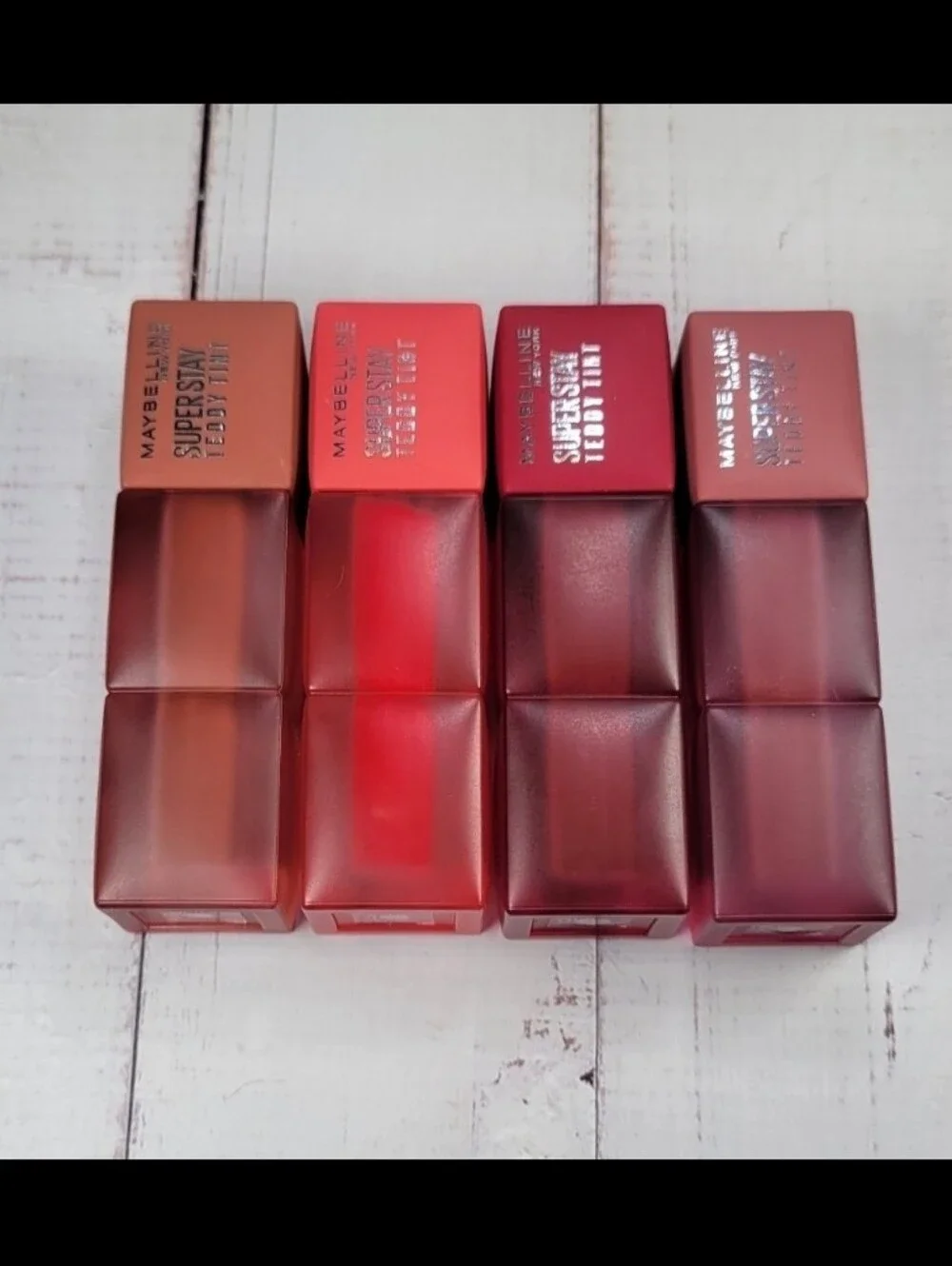 Maybelline Super Stay Teddy Tint Long Lasting Matte Lip Tint Bundle NEW!